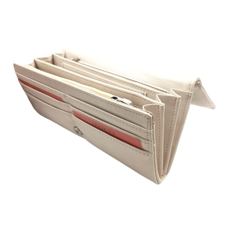 BILLETERA DE DAMA LINCOLNS 11 blancouniforme