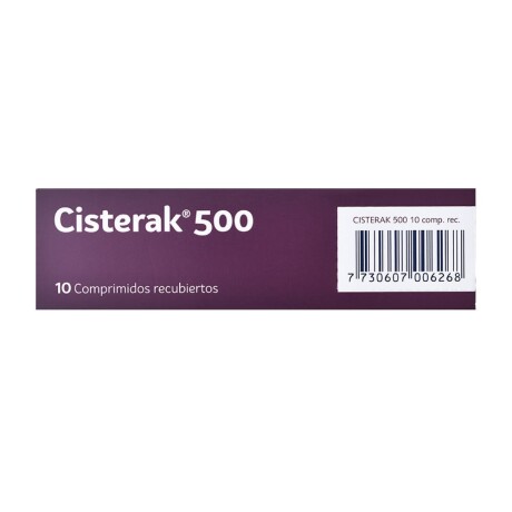 Cisterak 500 Mg X10 Comprimidos Antibacteriano Urinario Cisterak 500 Mg X10 Comprimidos Antibacteriano Urinario