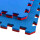 Piso Tatami Goma Eva Encastrable 1x1m 2cm Rojo / Azul