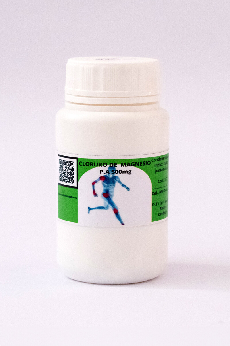 Cloruro de Magnesio P.A 500mg · 60 caps 