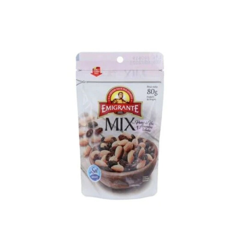 MIX ALMENDRAS Y PASAS DE UVA 70GRS MIX ALMENDRAS Y PASAS DE UVA 70GRS