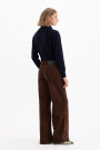 JEANS WIDE X CORD MARRON Marron