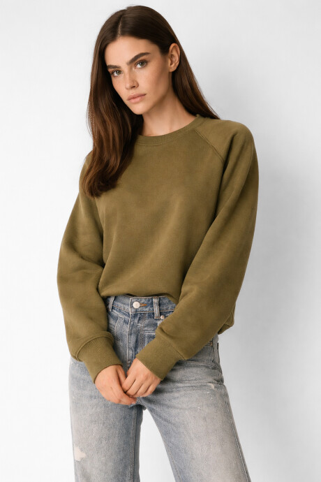 Sudadera Sumire Verde Oliva