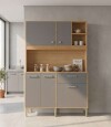 Kit mueble de cocina LIV Gris