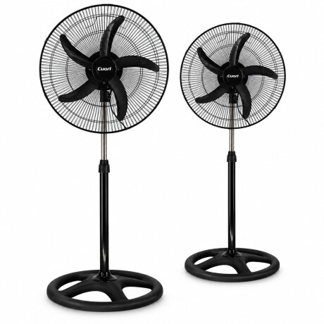 Pack X2 Ventiladores de Pie Cuori Brezza Plus Oscilante 3Vel Negro