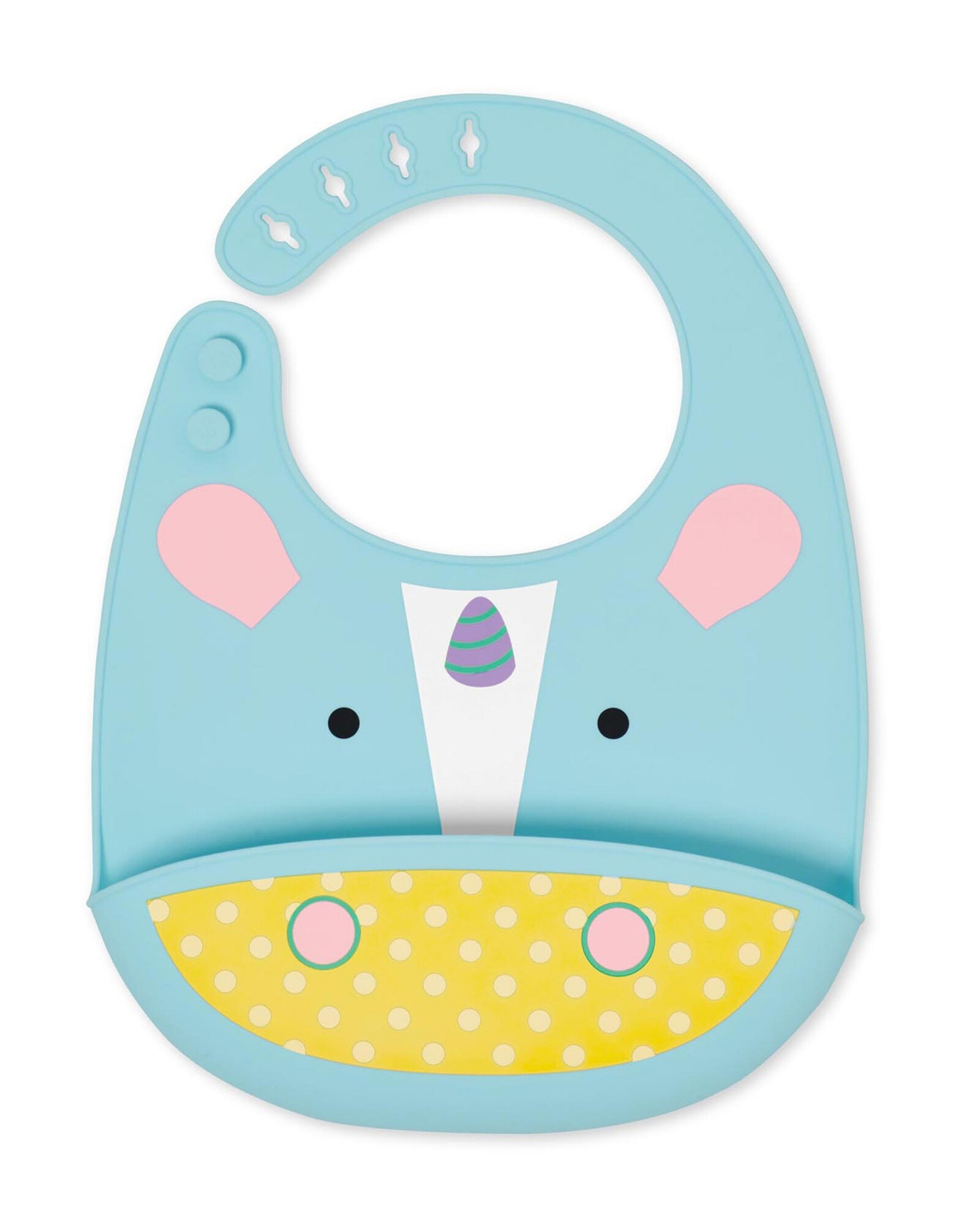 Babero de silicona, diseño unicornio Babero de silicona, diseño unicornio