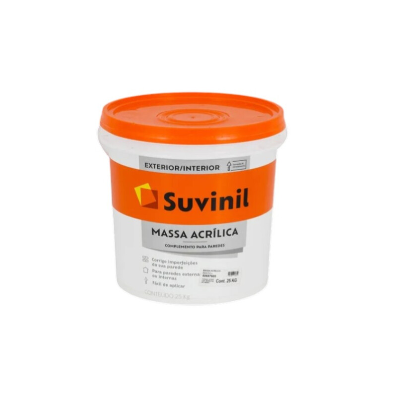 Enduido Exterior/Int. Suvinil 25Kg (massa acrílica) Enduido Exterior/Int. Suvinil 25Kg (massa acrílica)