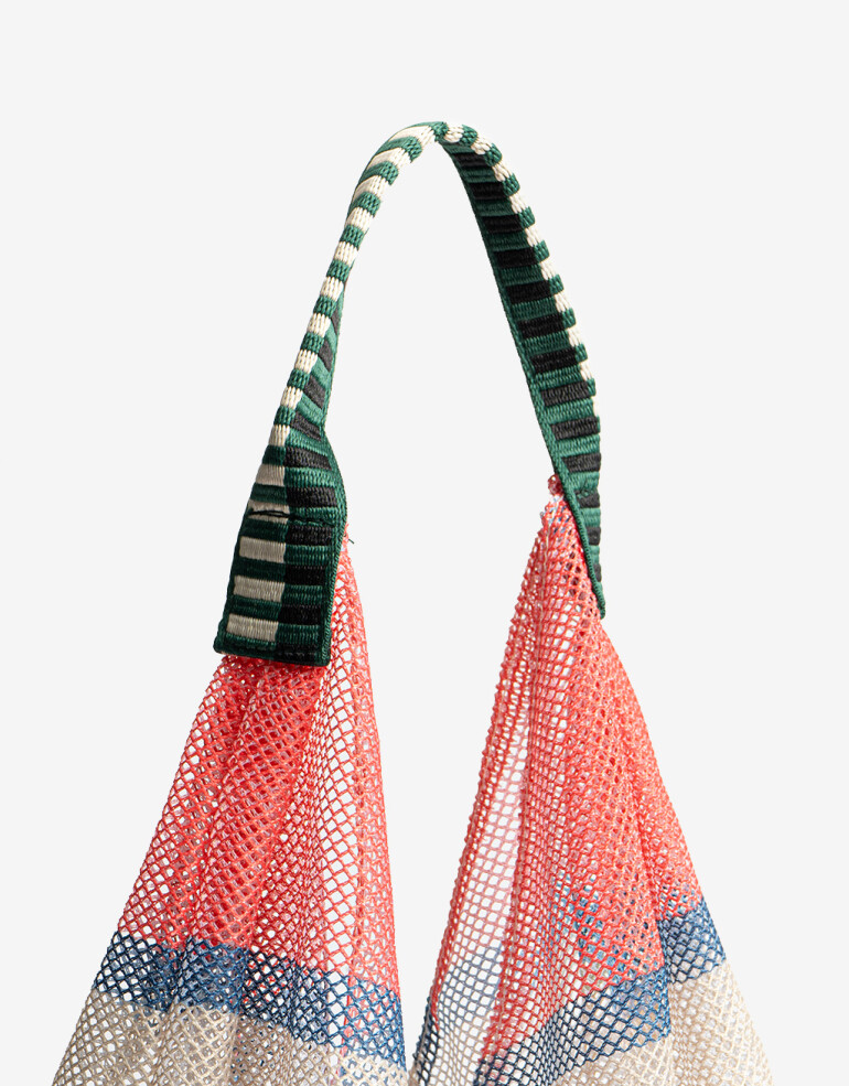 Saca Cartera Saca De Red - Estampado Rayas