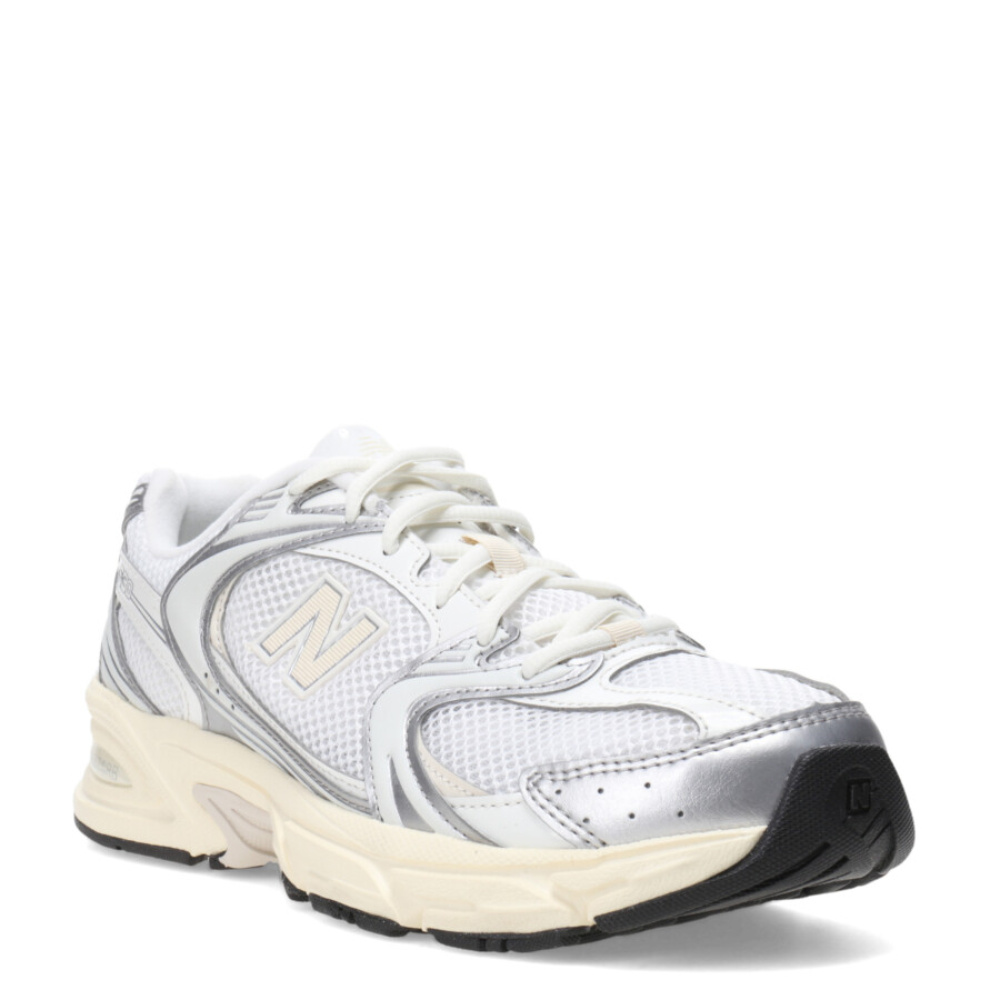 Championes Unisex New Balance Championes Running Course Blanco - Plata