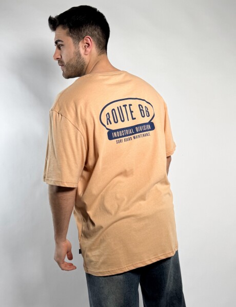 Remera Polino Camel