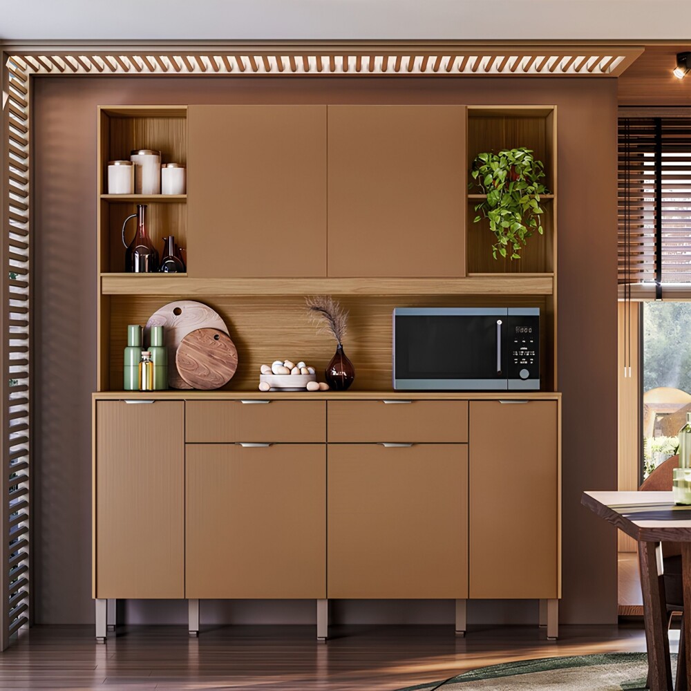 Kit mueble de cocina Botanika Caramelo