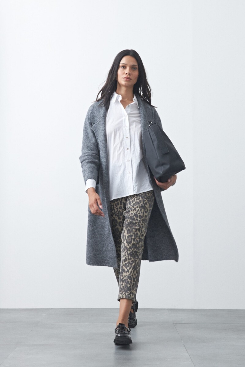 CARDIGAN BELORA Gris Melange