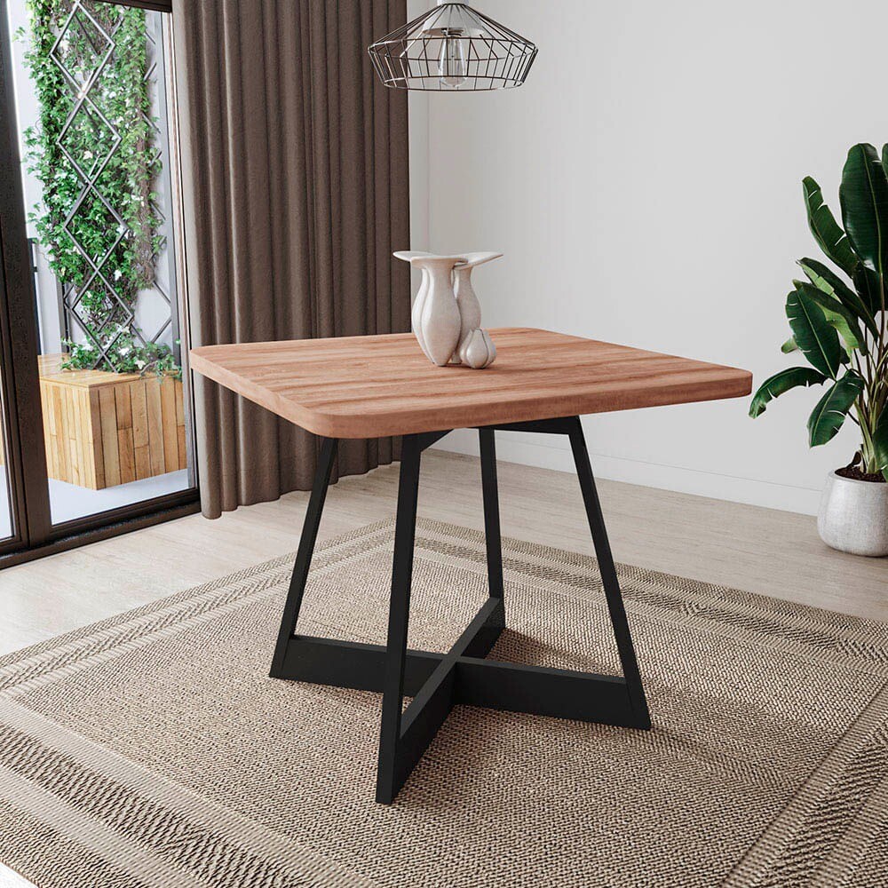 Mesa Cuadrada Nogal - Atria Negro