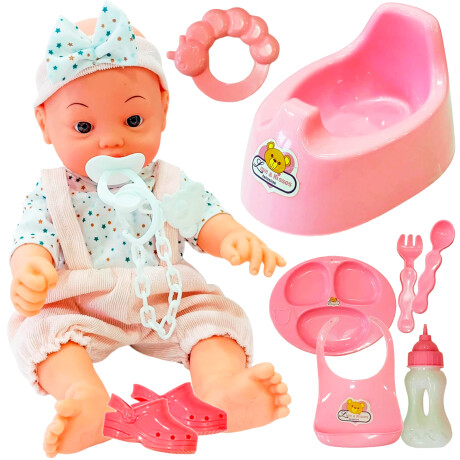 Muñeca Bebé Set Completo Bebote Hace Pis Kit Juguete Muñeca Bebé Set Completo Bebote Hace Pis Kit Juguete