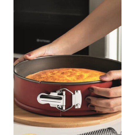 Molde para Torta Desmontable con Pro-Flon Antiadherente Brinox Cereza 26 cm Molde para Torta Desmontable con Pro-Flon Antiadherente Brinox Cereza 26 cm