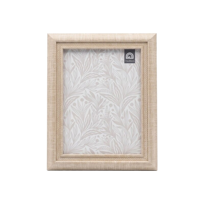 PORTARRETRATO C/MARCO BEIGE CL 15X20CM Unica