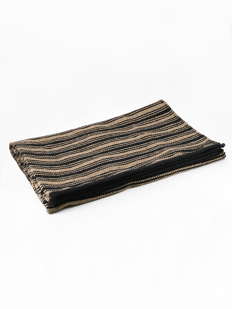 ALFOMBRA YUTE MAHAL LINEAS - BEIGE (V) 