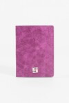 Cubre pasaporte magenta
