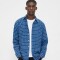 LS OX BAS STANDARD FIT BLUE PLAID