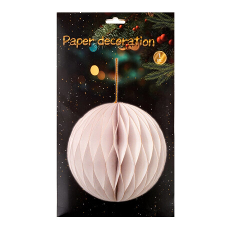 Adorno de papel navideño Adorno de papel navideño