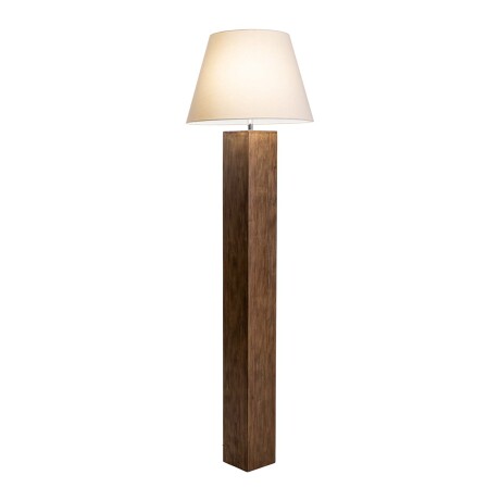 LAMPARA DE PIE MADERA MARRON WD4K