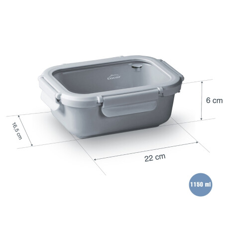 Recipiente Hermetico Ceramica 1150 ml Gris Lacor Recipiente Hermetico Ceramica 1150 ml Gris Lacor