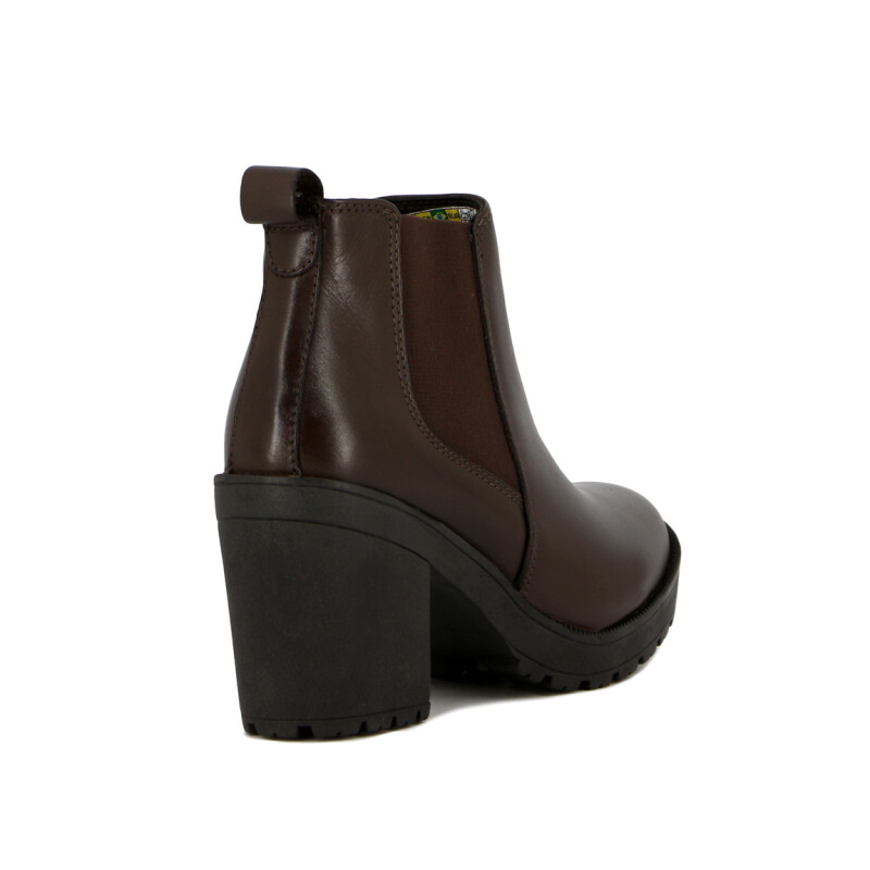 Bota Country Cuero Mujer Cafe