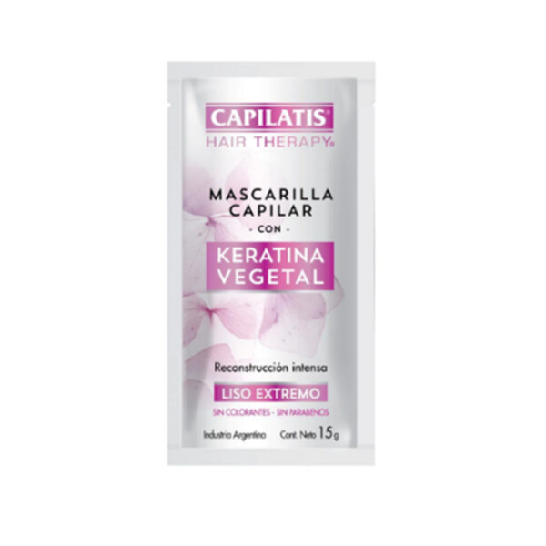 Máscara Keratina Sachet 15 g - Capilatis Máscara Keratina Sachet 15 g - Capilatis