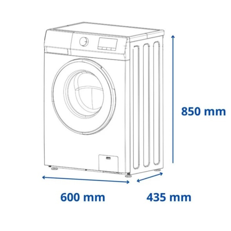 Lavarropa JAMES LR 1008 Inverter 6 Kg Silver Lavarropa JAMES LR 1008 Inverter 6 Kg Silver