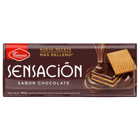 WAFFLE RELL SENSACION 180G CHOCOLATE WAFFLE RELL SENSACION 180G CHOCOLATE