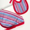 Set Mantita y Babero Rojo