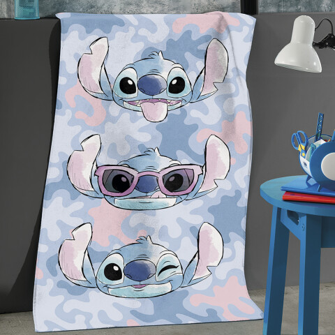 Toalla Infantil Playera Felpa Stitch 70 x 115 cm 100% Algodón U