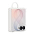 Funda Magnética De Silicona Con Anillo Para Samsung Galaxy Z Flip8 TRANSPARENTE
