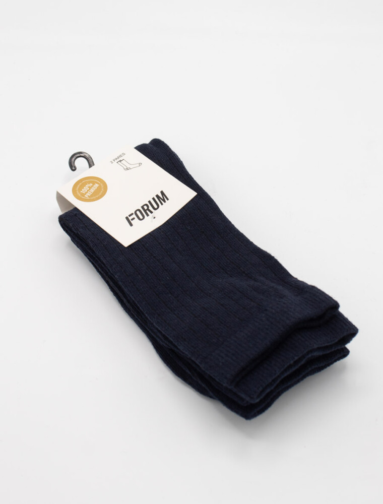 Media Casual Canelon Pack x 2 Pares Marino