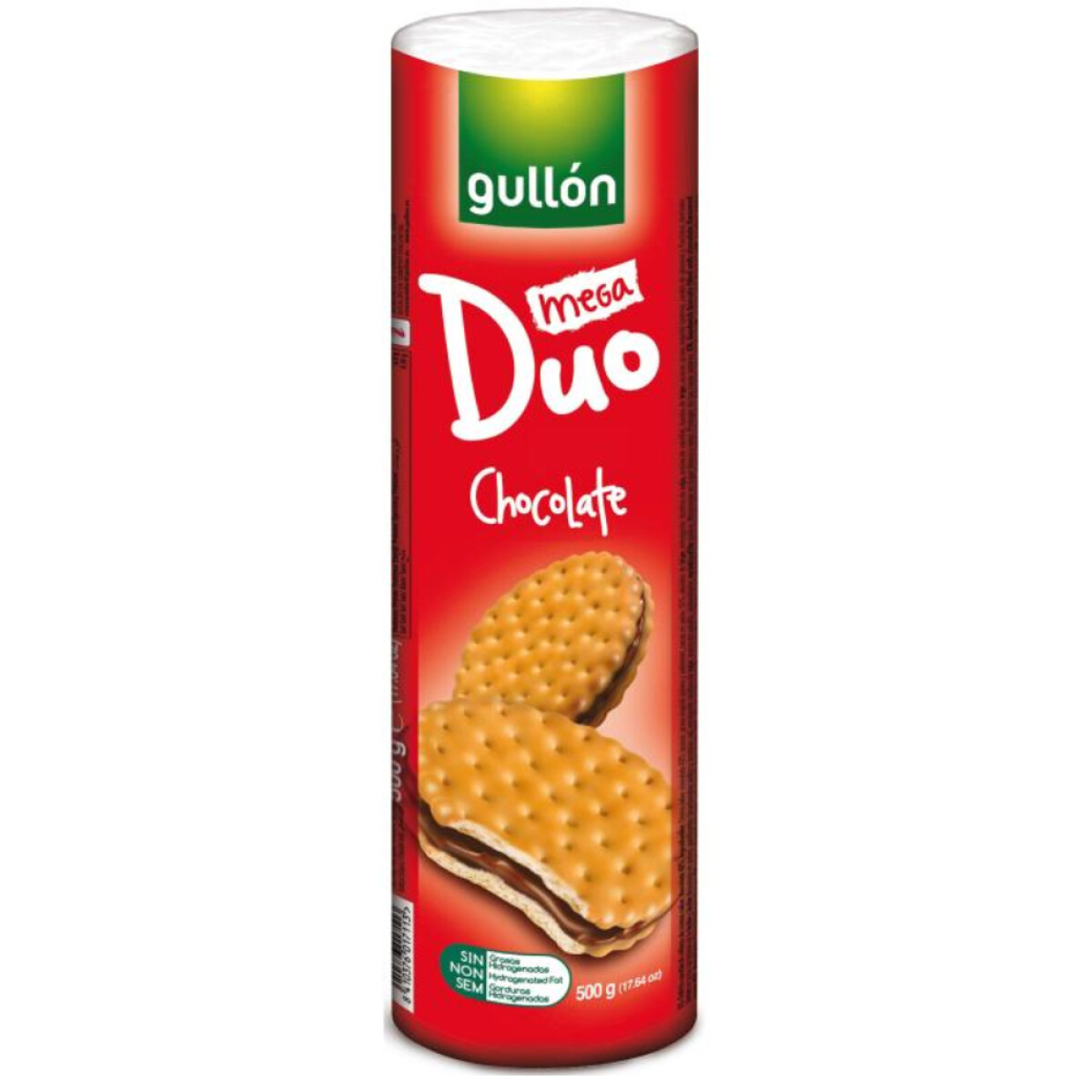 Galletas Gullón Mega Duo Doble Chocolate 500g 