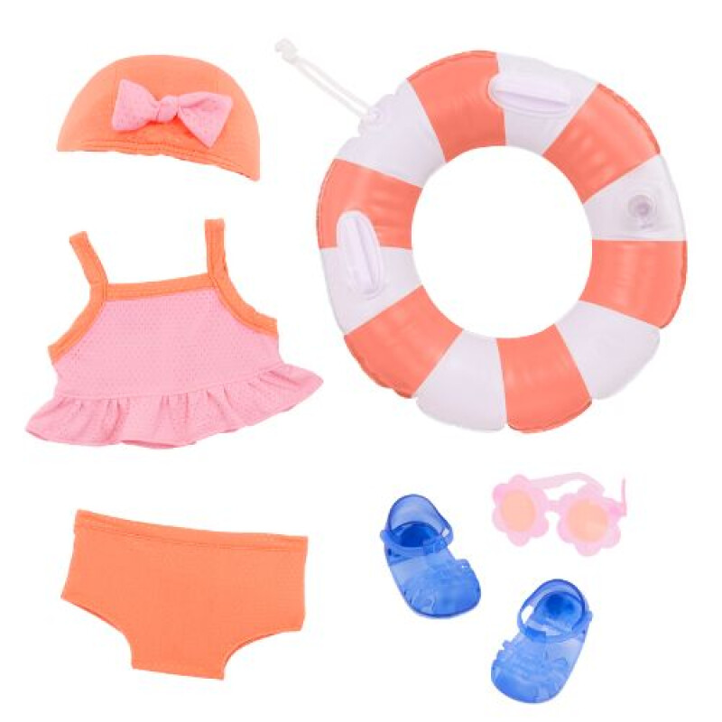 SET DELUXE - ROPA NADADORA c/FLOTADOR - OUR GENERATION Set Deluxe - Ropa Nadadora C/flotador - Our Generation
