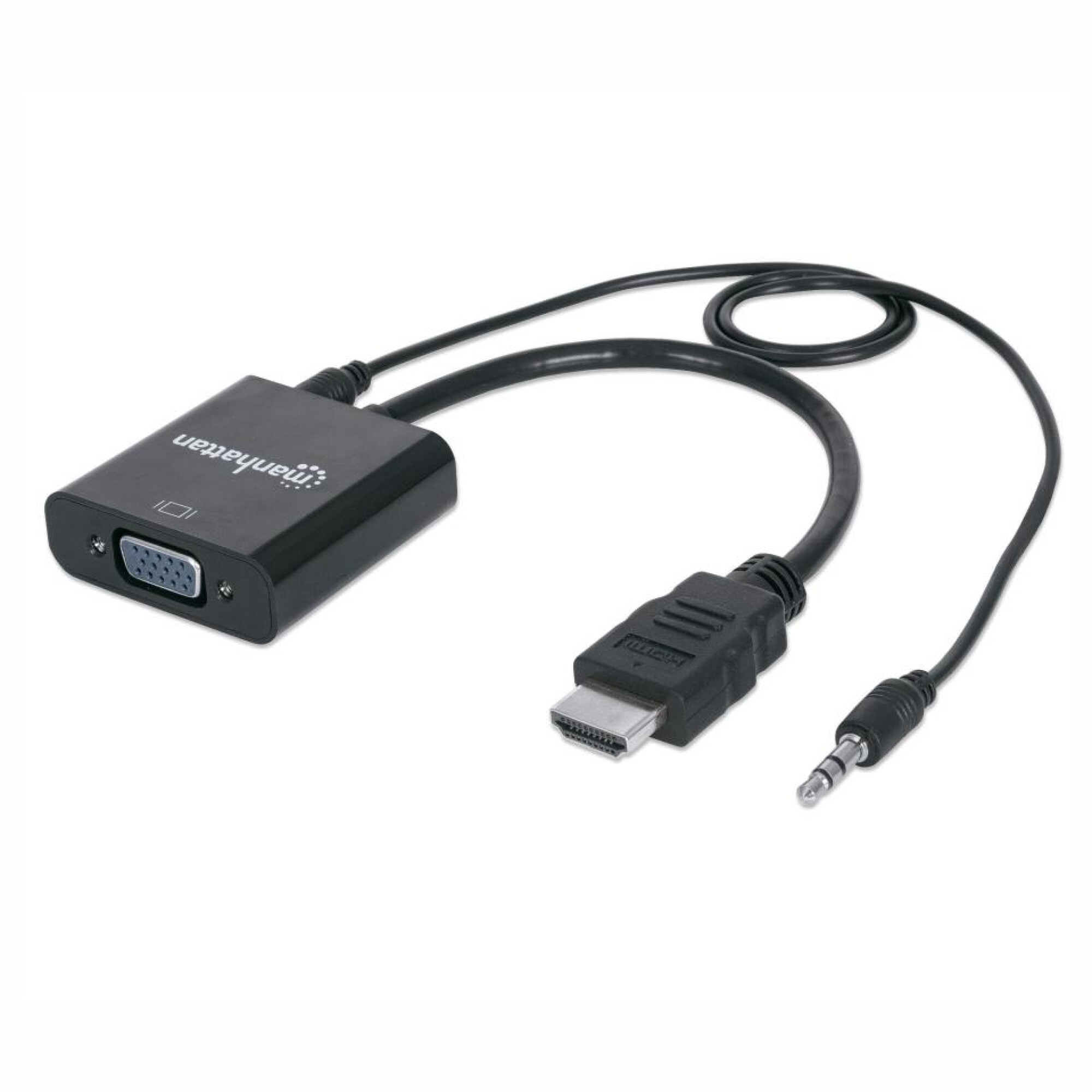 Adaptador Manhattan De HDMI A VGA H Con Audio Blister AMV Store