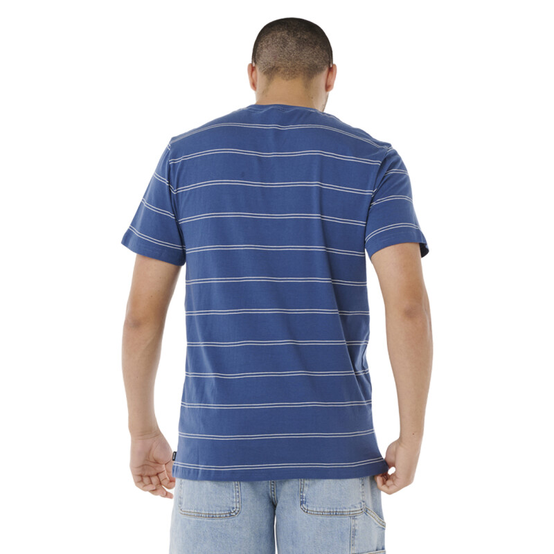 Remera Rip Curl Plain Stripe Tee - Azul Remera Rip Curl Plain Stripe Tee - Azul