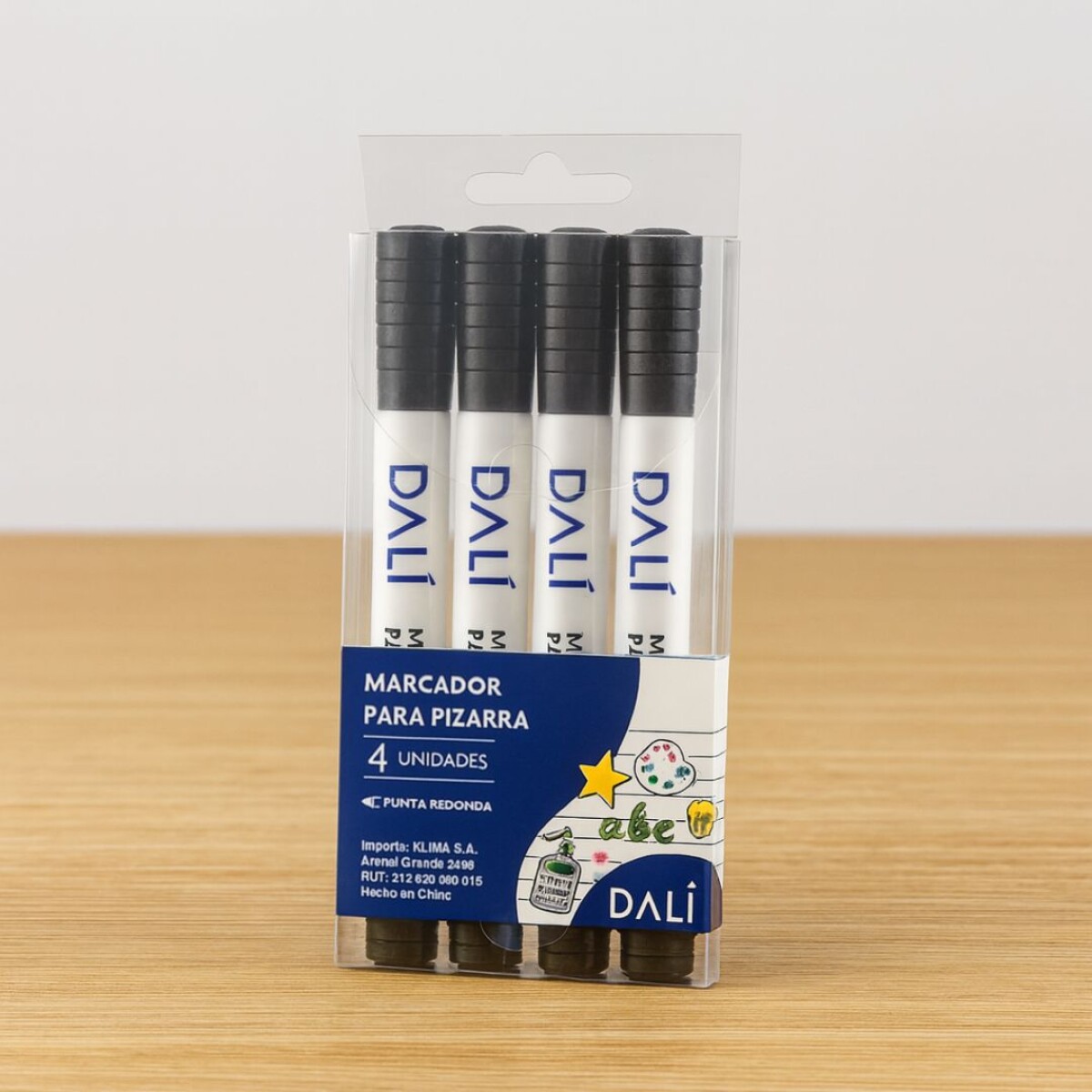 Set de Marcadores para Pizzarra Surtido x 4 unidades Dali 