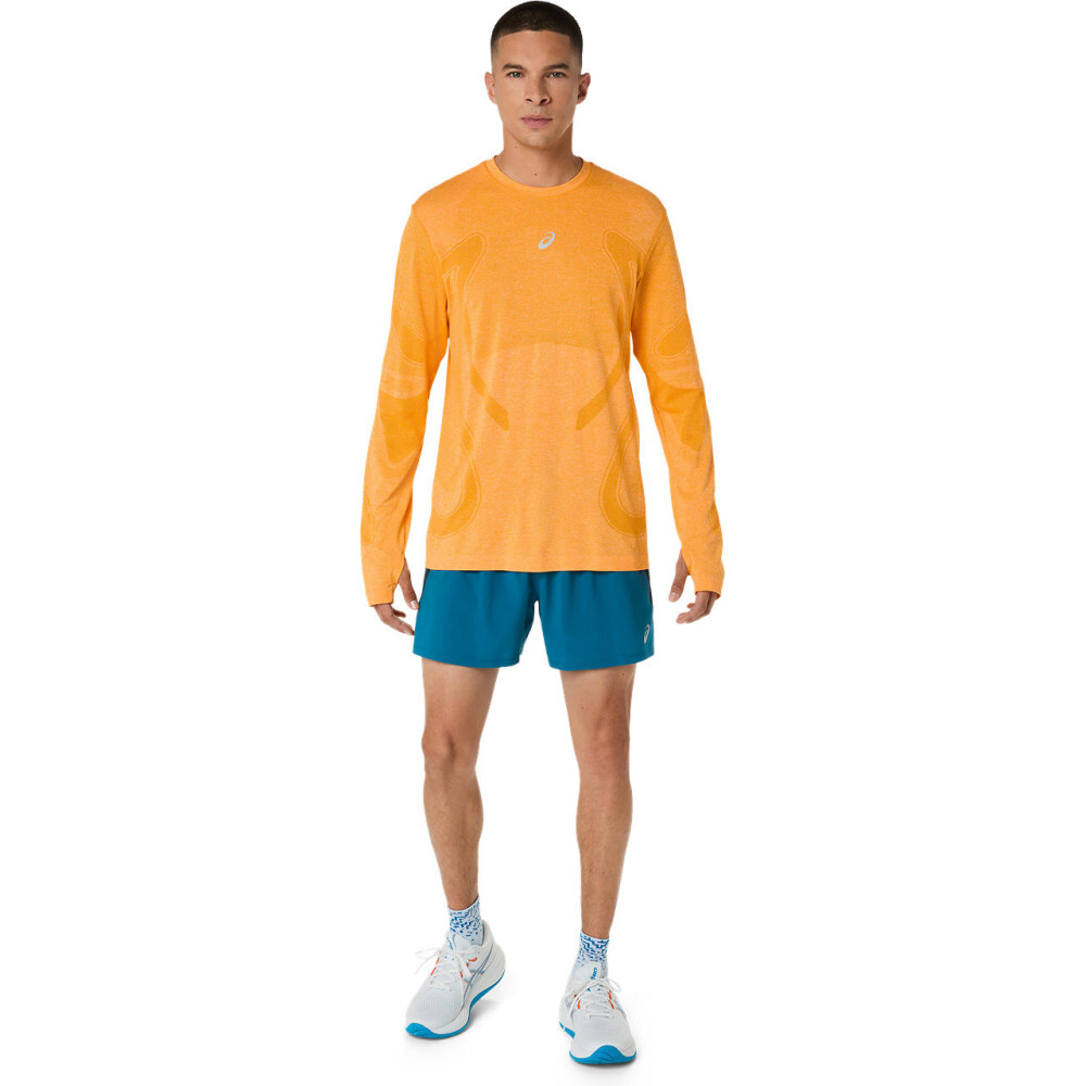 Short Running Road 5In Hombre Tranquil Teal/dark Teal/yamabuki