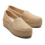 Alpargatas Oatmeal Suede Wm Valcia Esp Mujer Natural