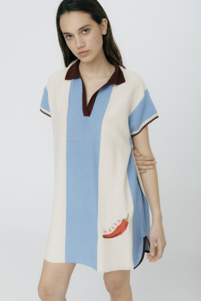 PRE VENTA VESTIDO CHILLI Celeste