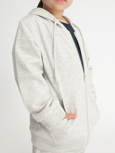 Campera deportiva Gris Melange