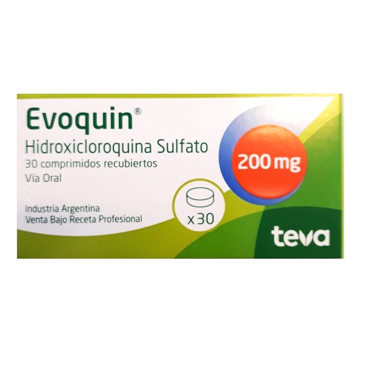 Evoquin 200mg 30 Comprimidos 