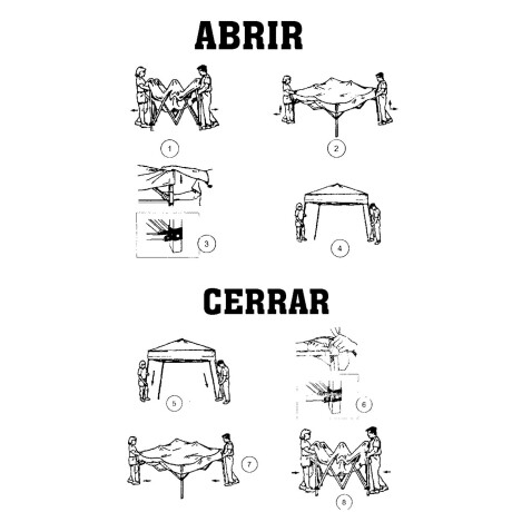 Combo Gazebo Autoarmable Arye + 4 Paredes 3x3mts Combo Gazebo Autoarmable Arye + 4 Paredes 3x3mts