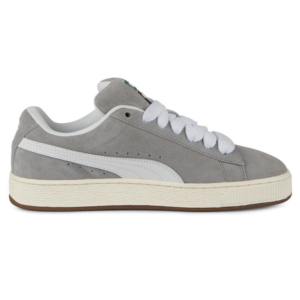 Zapatillas Puma Suede XL Unisex Gray Echo-Puma White-Puma Gold