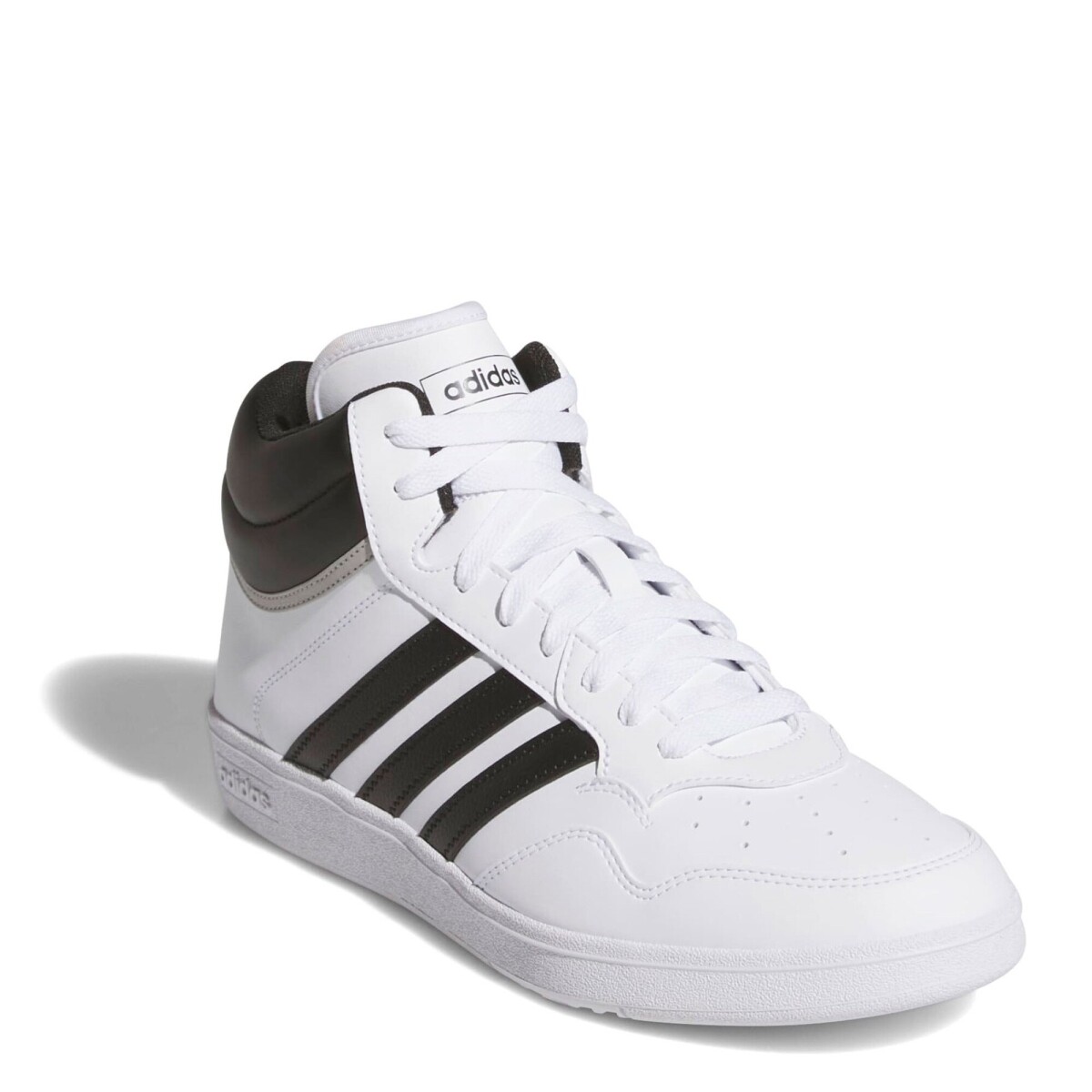 Championes Unisex Adidas Hoops 4.0 Mid - Blanco - Negro - Gris 