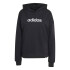 Canguro de Mujer Adidas W Lin Ft Hd Vl Negro - Blanco