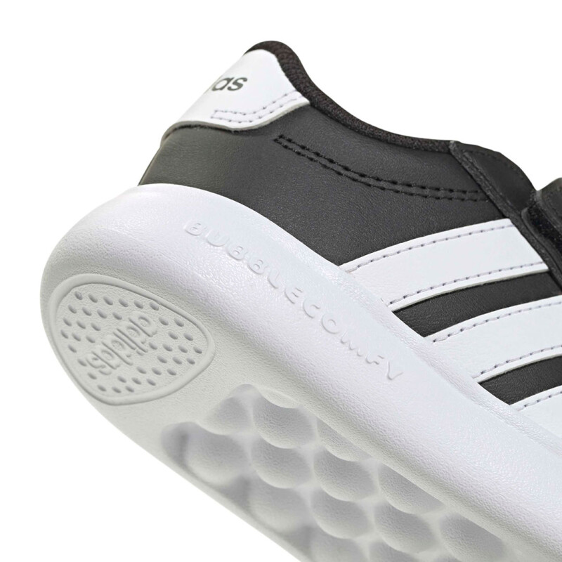 Championes de Niños Adidas Grand Court 3.0 Bubble Infantil Negro - Blanco