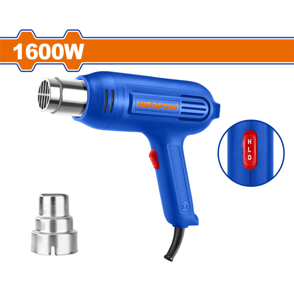 PISTOLA DE CALOR 1600W WADFOW WHG1516 PISTOLA DE CALOR 1600W WADFOW WHG1516